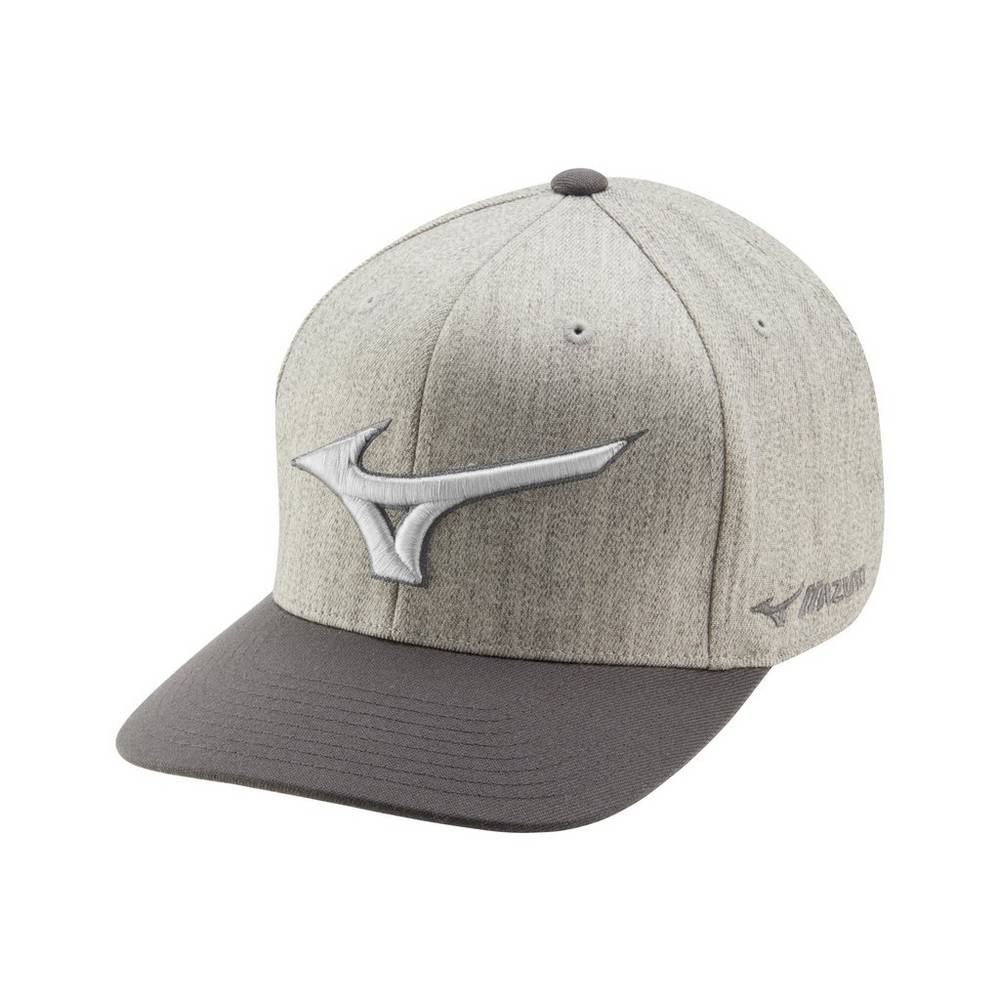 Chapéu Mizuno Baseball Diamond Snapback - Homem - Vermelhas Cinzentas - QHMBC2603